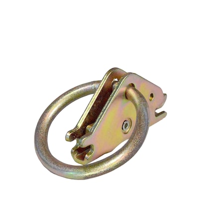 Tie 4 Safe 2 E Track Fitting w/ O Ring, WLL- 1,333 lbs., PK12 A10217R-12